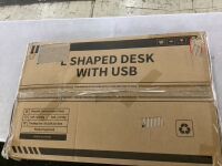 40" L Shaped Desk with USB