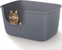 High Sided and Low Entry Litter Box 22.2"&times;14.9"&times;12"