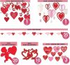 Pallet of (108) Red & Pink Valentine's Day Decorations Kit, 60pc