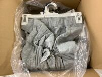 Pallet of (28) Cases of Heather Grey Pajama Pants, Large, 12 Per Case