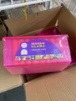 Lot of (2) Cases of Mondo LLama Sidewalk Chalk 50pc, 4 Per Case