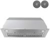 AKDY 30 in. 343 CFM Built-in Insert Kitchen Vent Ducted/Ductless Convertible Range Hood in Stainless Steel with Carbon Filter