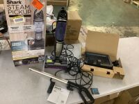Shark Steam Pickup 3-in-1 Corded Steam Mop for Hardwood, Tile, Stone and Laminate in Black with Storage Tray, Self Cleans