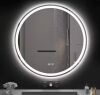 31 in. W x 31 in. H Round LED Anti-Fog Frameless Bathroom Vanity Mirror with Front Light And Backlight