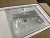 DELUXE LIVING Raven 25 in.W Single Sink Black Freestanding Bath Vanity with White Engineered Solid Surface Top - 5
