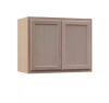 Hampton Bay Recessed Panel 30 in. W x 12 in. D x 24 in. H Assembled Wall Bridge Cabinet in Unfinished
