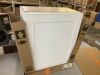 Hampton Bay Shaker 24 in. W x 12 in. D x 30 in. H Assembled Wall Cabinet in Satin White - 2