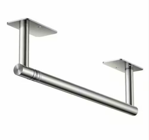 Forious pro Wall-Mount Single Post Toilet Paper Holder in Brushed Nickel
