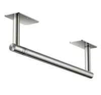 Forious pro Wall-Mount Single Post Toilet Paper Holder in Brushed Nickel