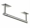 Forious pro Wall-Mount Single Post Toilet Paper Holder in Brushed Nickel