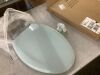 BEMIS Elongated Soft Close Plastic Toilet Seat in Heron Blue - 2