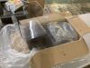 Sorbus 4 Pack Clear Plastic Storage Bins - 1 has Small Crack - 2