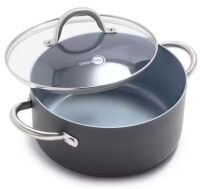 GreenPan Lima 5 qt. Hard Anodized Aluminum Ceramic Nonstick Stock Pot