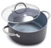 GreenPan Lima 5 qt. Hard Anodized Aluminum Ceramic Nonstick Stock Pot
