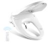 VEVOR Elongated Electric Bidet Toilet Seat with Adjustable Nozzle and Water Pressure in White