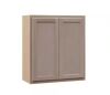 Hampton Bay Recessed Panel 27 in. W x 12 in. D x 30 in. H Assembled Wall Cabinet in Unfinished