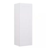 Hampton Bay Shaker 15 in. W x 12 in. D x 42 in. H Assembled Wall Cabinet in Satin White