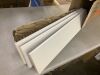 Lot of (3) Hampton Bay Hampton/Shaker 6 in. W x 36 in. H x 0.75 in. D Wall Filler in Satin White