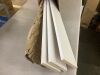 Lot of (3) Hampton Bay Hampton/Shaker 6 in. W x 36 in. H x 0.75 in. D Wall Filler in Satin White - 2