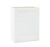 Hampton Bay Shaker 24 in. W x 12 in. D x 30 in. H Assembled Wall Cabinet in Satin White