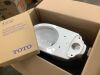 TOTO Drake Modern 12 in. Rough In Two-Piece 1.28 GPF Single Flush Elongated Toilet in Cotton White, SoftClose Seat Included - 3