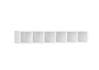 Hampton Bay Courtland 36 in. W x 12 in. D x 6 in. H Assembled Shaker Open Cube Organizer Kitchen Cabinet in Polar White