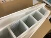 Hampton Bay Courtland 36 in. W x 12 in. D x 6 in. H Assembled Shaker Open Cube Organizer Kitchen Cabinet in Polar White - 3