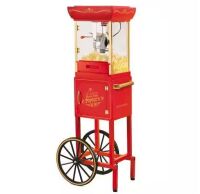 Nostalgia 48 in. 2.5 oz., 10-Cup Popcorn Machine, Red