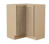 Hampton Bay Sinclair 36 in. W x 16.5 in. D x 34.5 in. H Assembled Corner Lazy Susan Base Cabinet in Shaker Light Oak