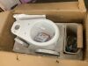 Simple Project 21 in. 2-Piece Toilet Single Flush 1.28 GPF Round 12 in. Rough In Height Toilet in White - 3