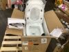 YULIKA Elongated Smart Bidet Toilet 1.28 GPF in white with Bidet Seat Auto Open and Close, Auto Flush, Foot Sensor Operation - 2