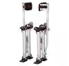 18 in. to 30 in. Adjustable Aluminum Drywall Stilts with Protective Knee Pads