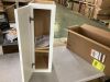 Hampton Bay Courtland 9 in. W x 12 in. D x 30 in. H Assembled Shaker Wall Kitchen Cabinet in Polar White
