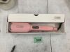 Curling Iron Hair Crimper Waver - Beach Waves Curling Wand, Ionic Deep Waver Hair Curler Tool with Ceramic 3 Barrel for Women, Dual Voltage, Anti-Scald, Easy to Use, Pink, 1 Inch - 2