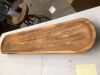 Bloomingville Long Acacia Wood Oval Serving Tray, Natural - 2