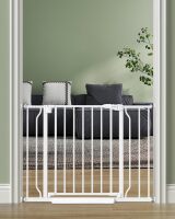 Baby Gate No Drilling, 29"-40" Auto Close Dog Gate Indoor for Doorways & Stairs, Pressure Mounted Adjustable Pet Gate, Easy Walk Through Child Gate for Children & Pets Stroller Friendly