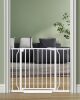 Baby Gate No Drilling, 29"-40" Auto Close Dog Gate Indoor for Doorways & Stairs, Pressure Mounted Adjustable Pet Gate, Easy Walk Through Child Gate for Children & Pets Stroller Friendly