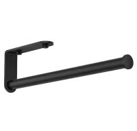 BWE Wall Mount Kitchen Paper Towel Holder Bulk-Self-Adhesive Under Cabinet In Matte Black