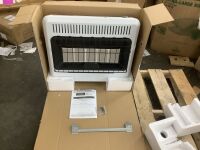 Mr. Heater 30,000 BTU Vent Free Radiant Natural Gas or Propane Dual Fuel Space Heater - Missing Feet