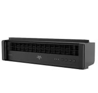 Vornado Portal 6.58 in. 3-Fan Speeds Window Fan in black with Reversible Exhaust Mode, Weather Resistant