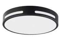 Commercial Electric Flexinstall 10 in. Matte Black Cut Out Integrated LED Recessed Ceiling Light with 5CCT Plus DuoBright
