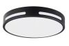 Commercial Electric Flexinstall 10 in. Matte Black Cut Out Integrated LED Recessed Ceiling Light with 5CCT Plus DuoBright