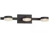 Home Decorators Collection Montrose 23.75 in. 3-Light Contemporary Bronze Dimmable Bathroom Vanity Light with Etched Glass Shade