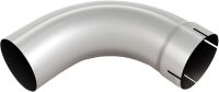 Exhaust Elbow 90 Degree 5" ID/OD Aluminized Steel,12" L