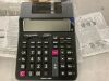 Lot of (2) Casio Mini Desktop Printing Calculator - 3