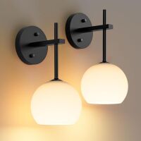 Wireless Battery Operated Wall Sconces, 2 pack