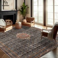 Washable Area Rug 9x12