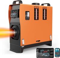 12V All in One Diesel Air Heaters with Remote Control and LCD Screen, 1.3 gal