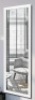 White Full Length Rectangle Mirror, Appears New, Sold as is