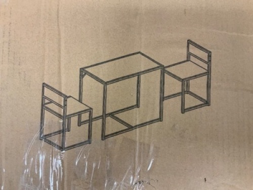 Small Table and Two Chairs, E-Commerce Return, Sold as is